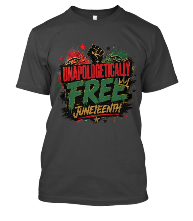 Unapologetically Free Juneteenth Adult Tee - Image 3