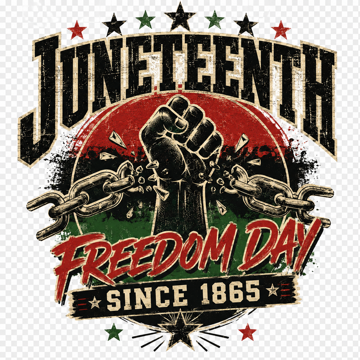 Juneteenth Freedom Day Since 1865 Adult Tee