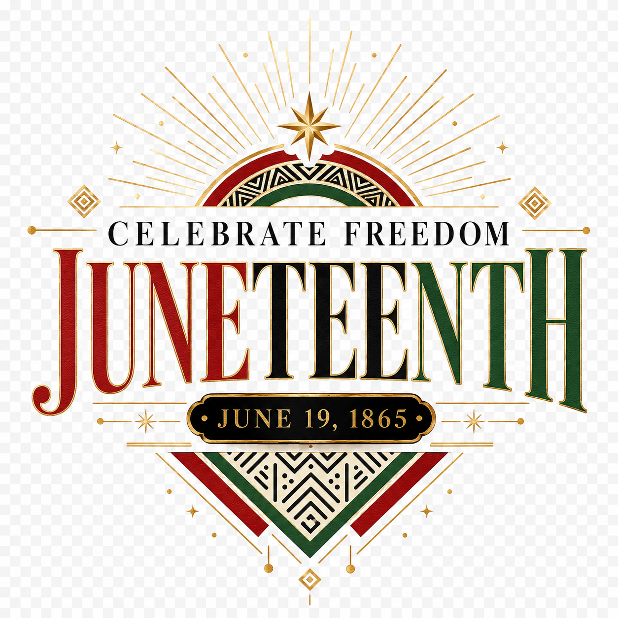 Juneteenth Celebrate Freedom Adult Tee