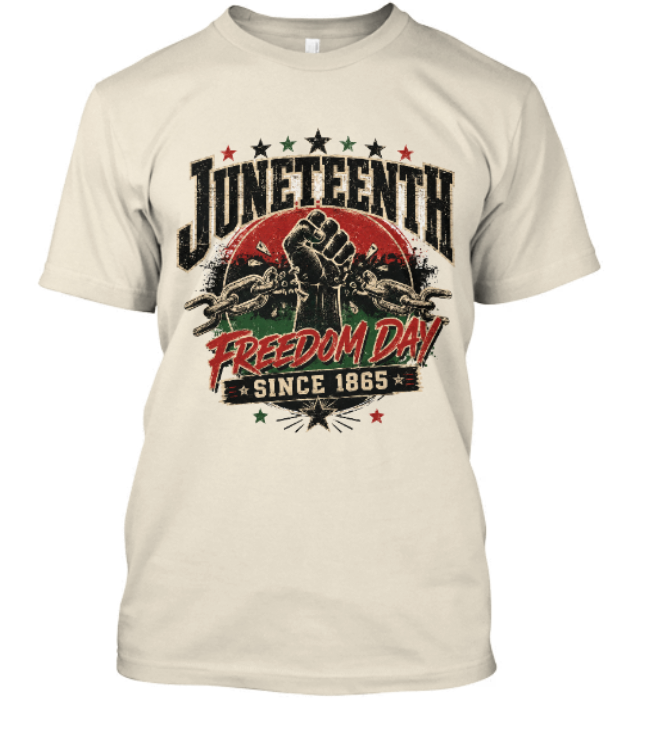 Juneteenth Freedom Day Since 1865 Adult Tee - Image 2