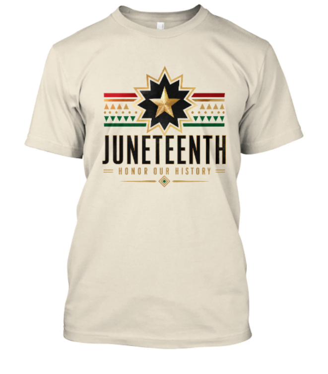Juneteenth Honor Our History Adult Tee - Image 3