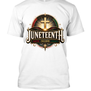 Juneteenth Faith Freedom Legacy Adult Tee