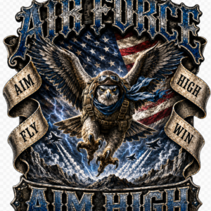 American Air Force Eagle – Aim High Tee