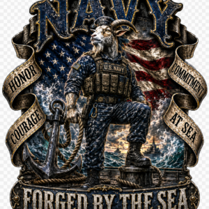 Navy 2 – American Navy Goat Tee