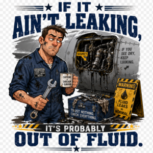 If It Ain’t Leaking, It’s Out of Fluid